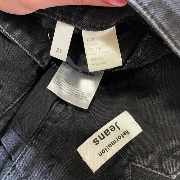 Reformation Naomi Jean In Argentine Size 27 - Picture 5 of 8